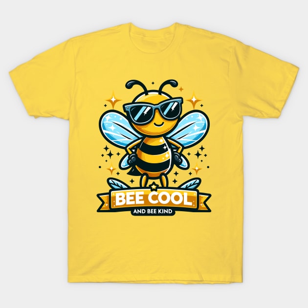 Bee Cool and Bee Kind T-Shirt by Muslimory